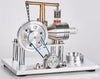 Image of Hot Air Stirling Engine Motor Model Educational Toy Electricity Generator Colorful LED