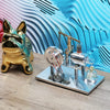 Image of Hot Air Stirling Engine Motor Model Educational Toy Electricity Generator Colorful LED